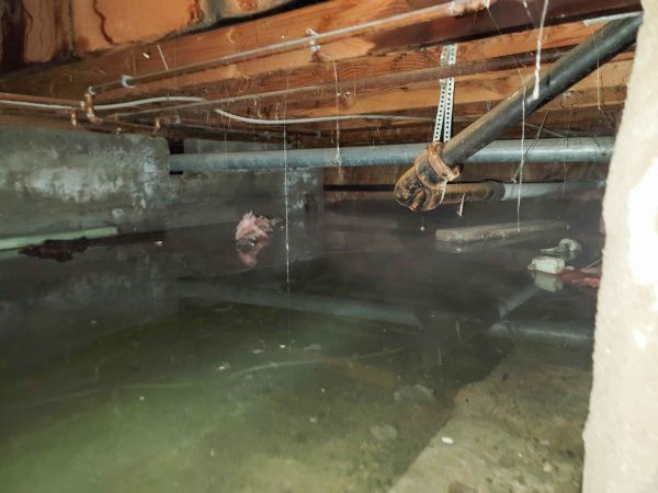 Crawlspace Water Restoration in Eagle